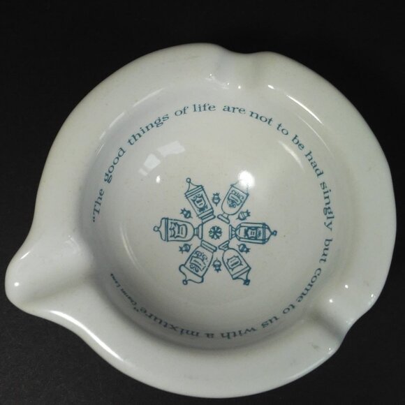 Vintage Mortar Ashtray Merck Sharp & Dohme Pharmaceutical Advertising - Picture 6 of 7
